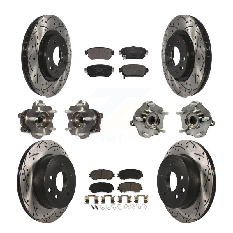 Transit Auto KBB-122983 Wheel Bearing and Hub Assembly for 2019 Nissan Rogue Sport - Front and Rear product image