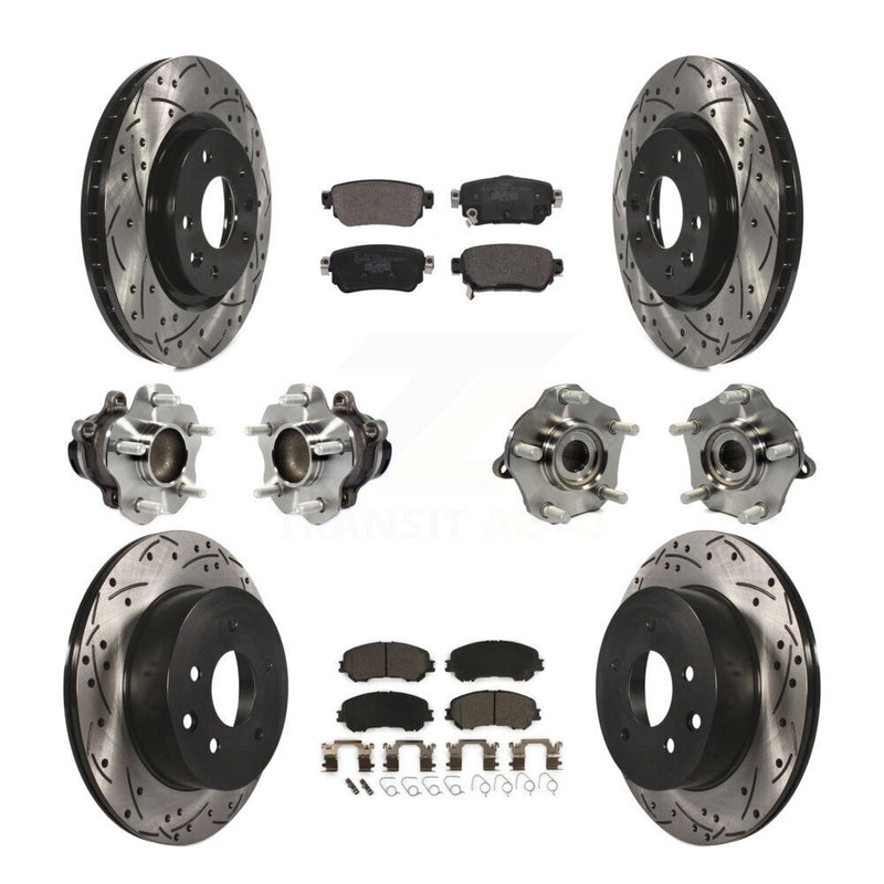Transit Auto KBB-122984 Wheel Bearing and Hub Assembly for 2019 Nissan Rogue Sport - Front and Rear product image