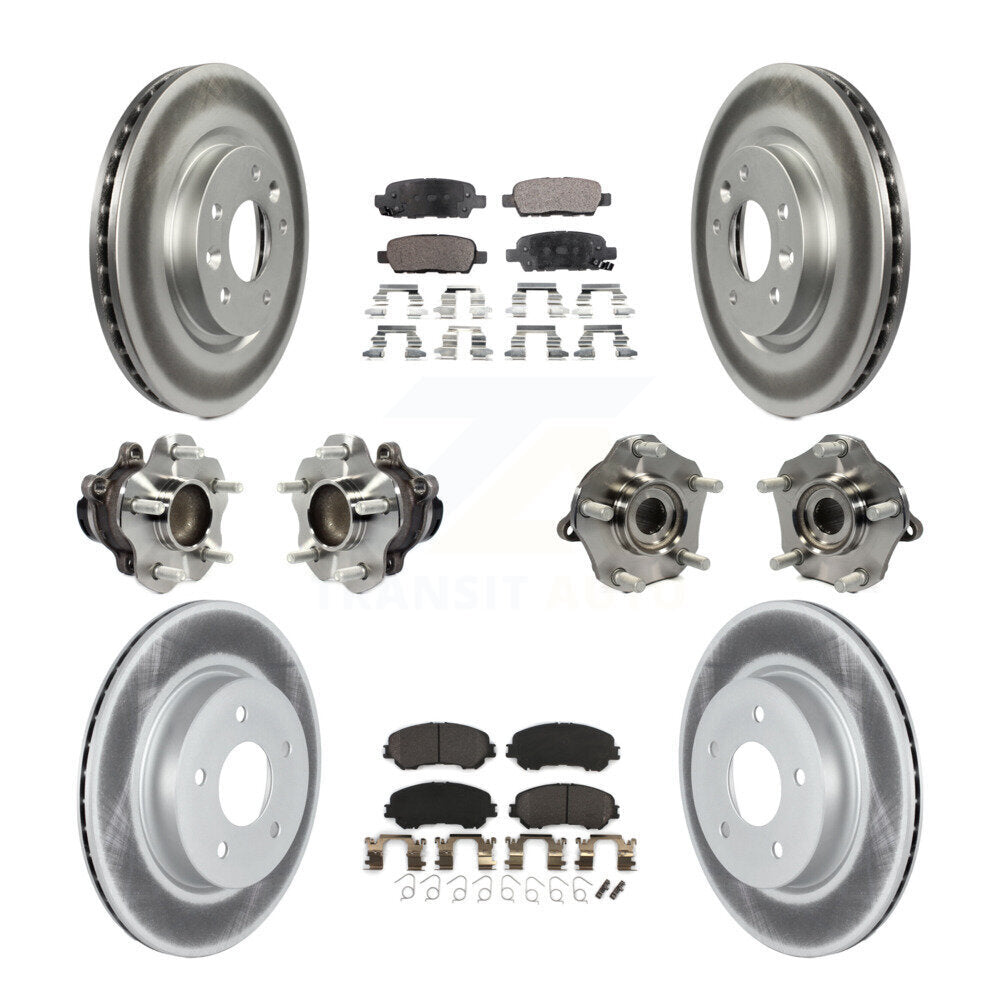 Transit Auto KBB-123000 Wheel Bearing and Hub Assembly for 2017-2019 Nissan Rogue Sport, Nissan Qashqai - Front and Rear product image