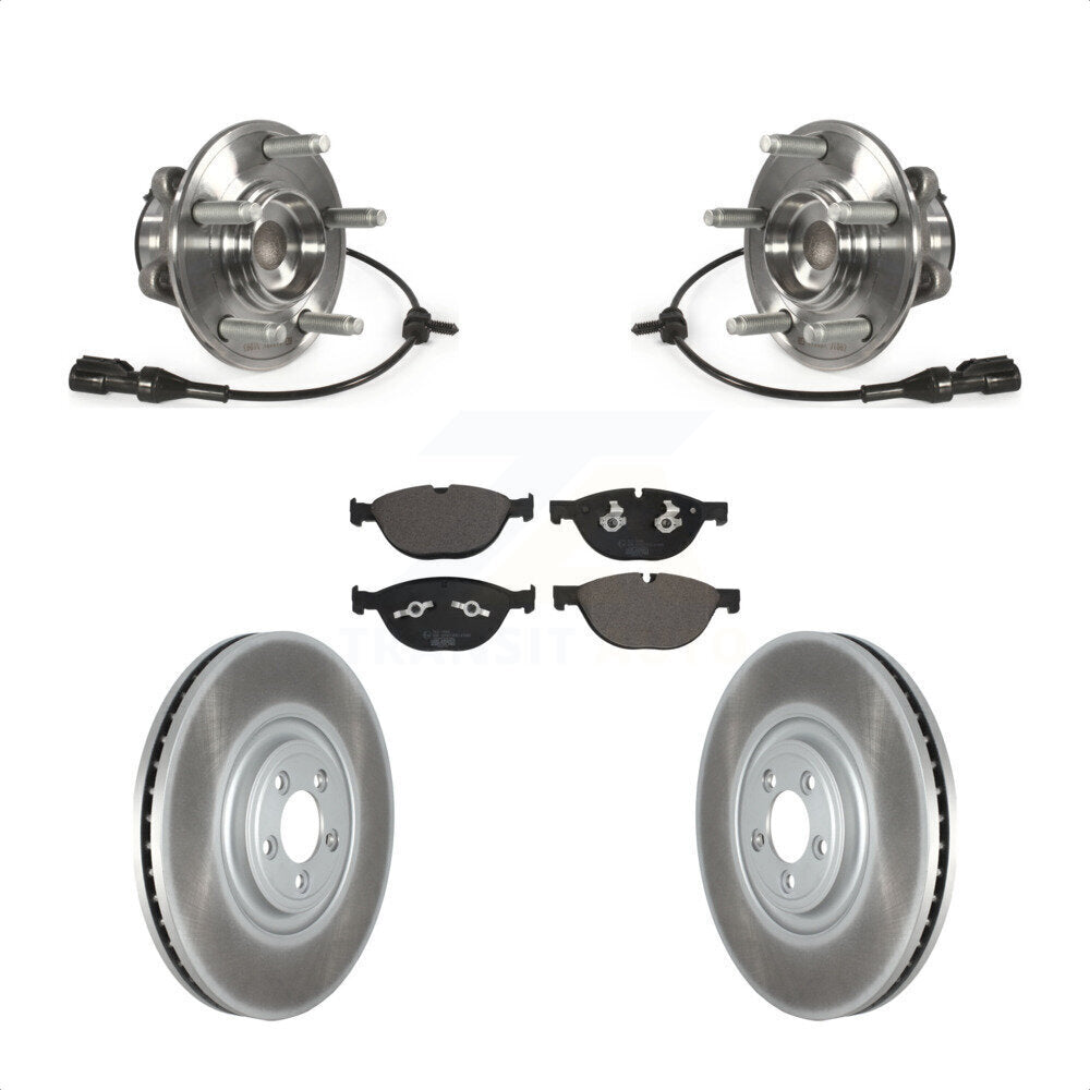 Transit Auto KBB-123104 Wheel Bearing and Hub Assembly for 2010-2019 Jaguar XJ, Jaguar XJR575, Jaguar XJR & more - Front product image