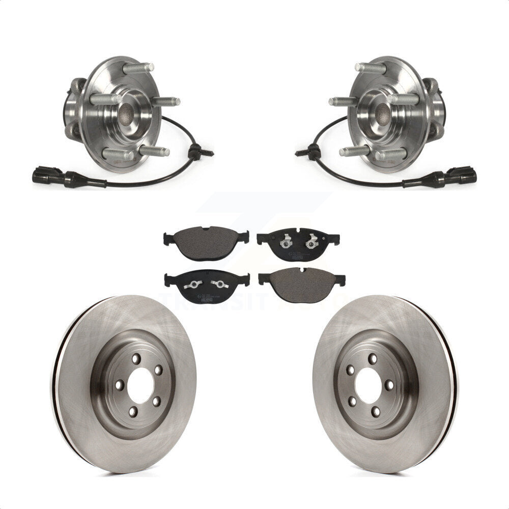 Transit Auto KBB-123115 Wheel Bearing and Hub Assembly for 2010-2017 Jaguar XJ, Jaguar XF - Front product image