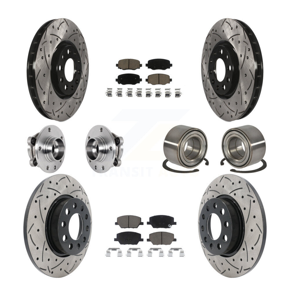 Transit Auto KBB-123174 Wheel Bearing for 2016-2018 Fiat 500X - Front and Rear product image