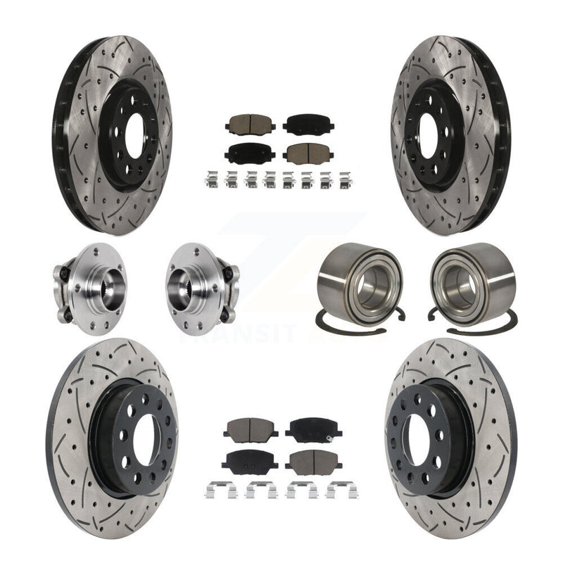 Transit Auto KBB-123174 Wheel Bearing for 2016-2018 Fiat 500X - Front and Rear product image
