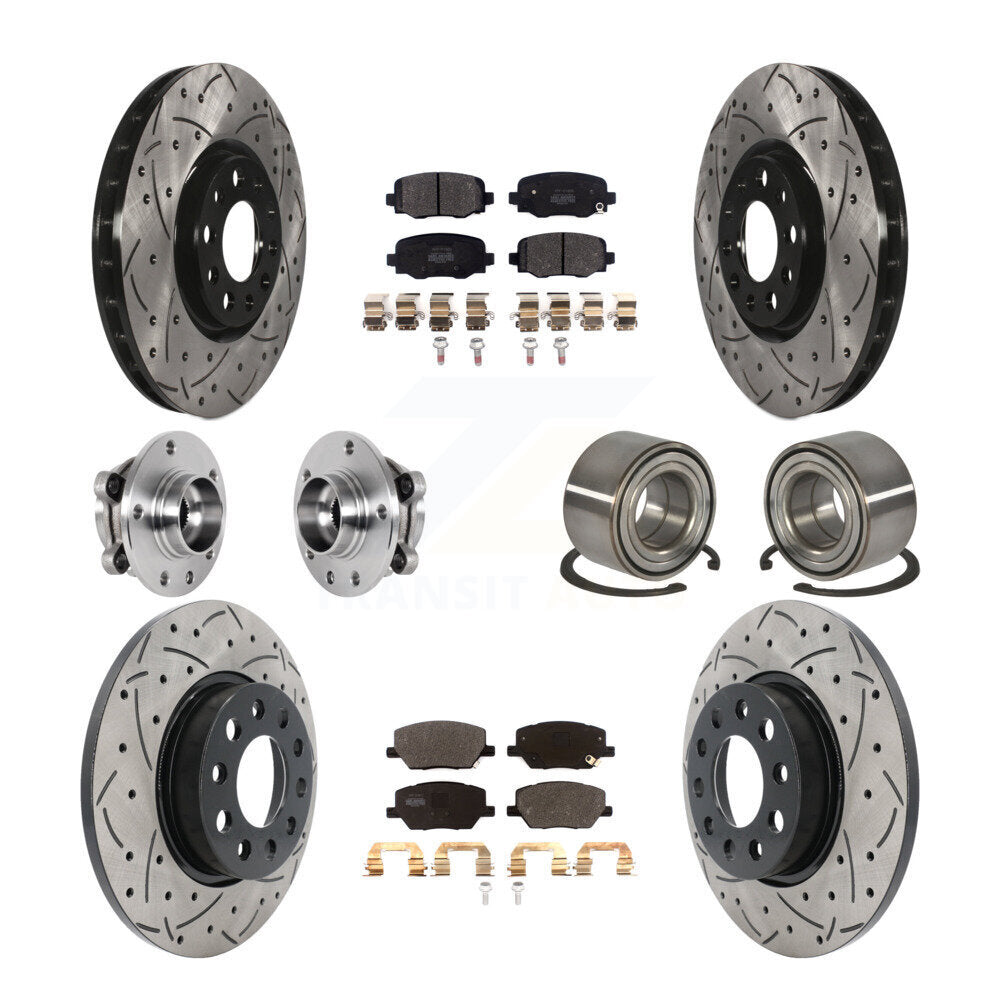 Transit Auto KBB-123202 Wheel Bearing for 2016-2018 Fiat 500X - Front and Rear product image