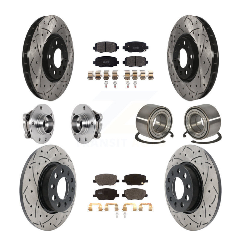 Transit Auto KBB-123202 Wheel Bearing for 2016-2018 Fiat 500X - Front and Rear product image