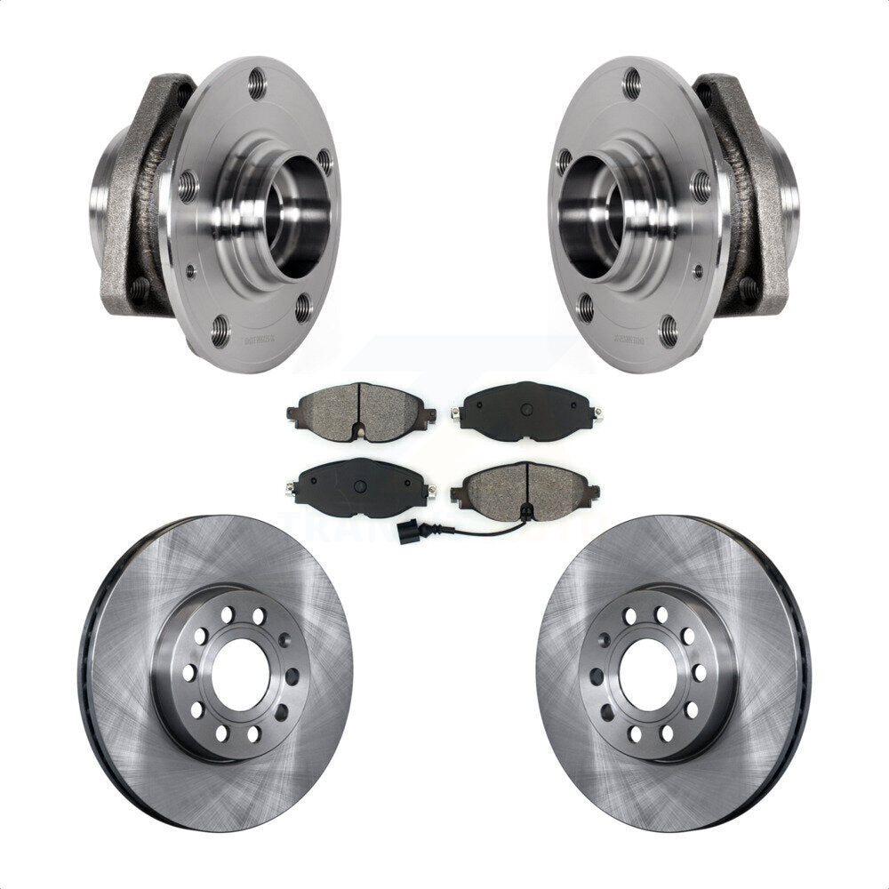 Transit Auto KBB-123410 Wheel Bearing and Hub Assembly for 2016 Audi A3 - Front product image