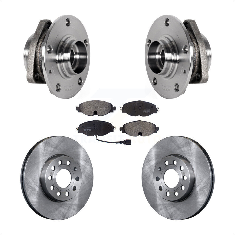 Transit Auto KBB-123430 Wheel Bearing and Hub Assembly for 2016 Audi A3 - Front product image