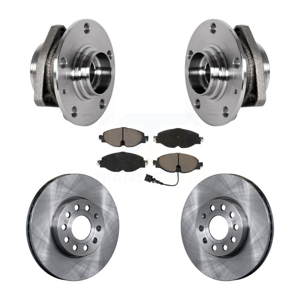 Transit Auto KBB-123447 Wheel Bearing and Hub Assembly for 2016 Audi A3 - Front product image