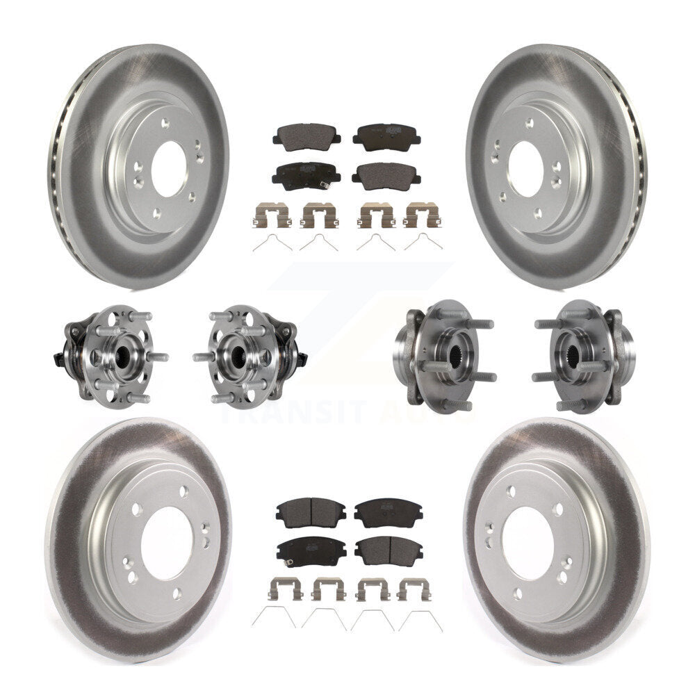Transit Auto KBB-123509 Wheel Bearing and Hub Assembly for 2017-2020 Hyundai Elantra - Front and Rear product image