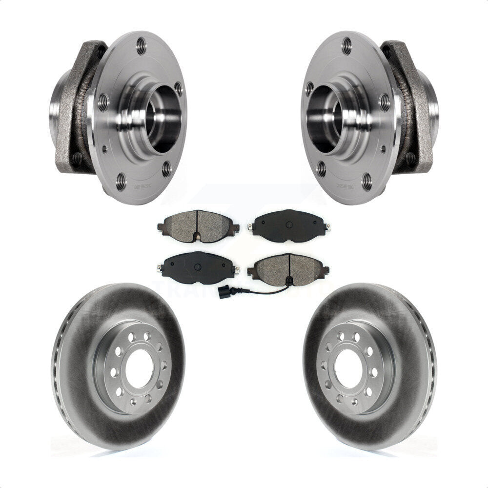 Transit Auto KBB-123541 Wheel Bearing and Hub Assembly for 2016 Audi A3 - Front product image