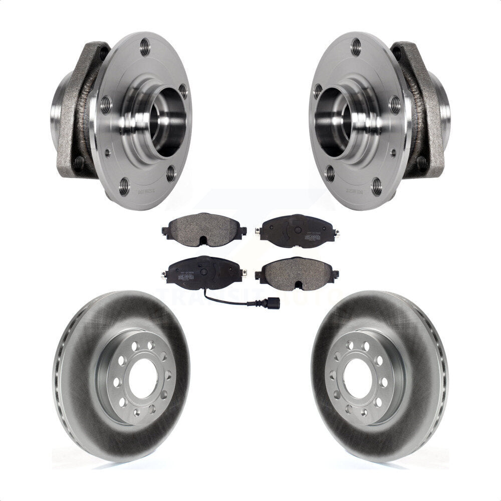 Transit Auto KBB-123591 Wheel Bearing and Hub Assembly for 2016 Audi A3 - Front product image