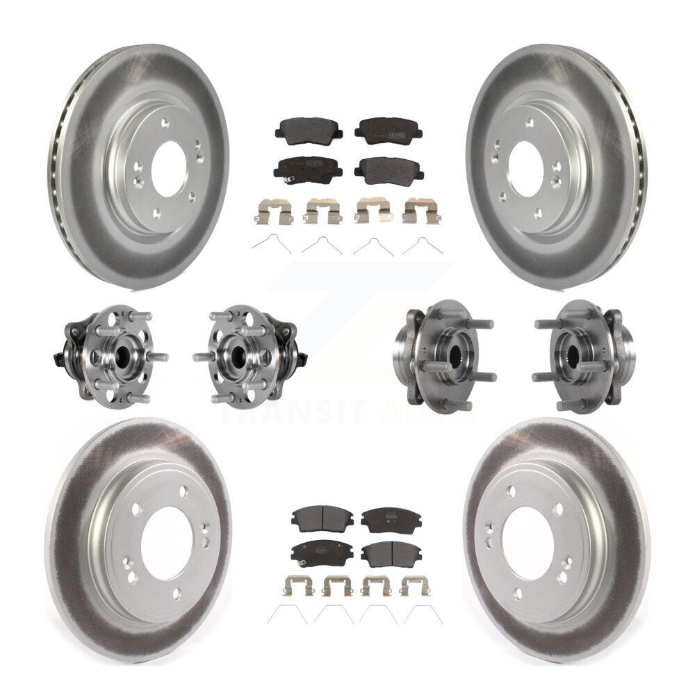 Transit Auto KBB-123613 Wheel Bearing and Hub Assembly for 2017-2020 Hyundai Elantra - Front and Rear product image