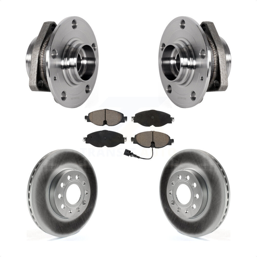 Transit Auto KBB-123650 Wheel Bearing and Hub Assembly for 2016 Audi A3 - Front product image