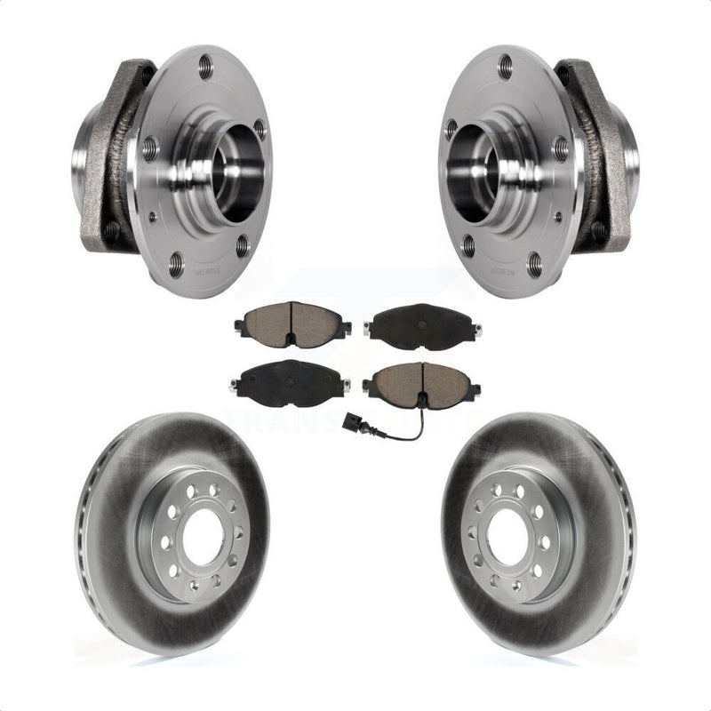 Transit Auto KBB-123650 Wheel Bearing and Hub Assembly for 2016 Audi A3 - Front product image