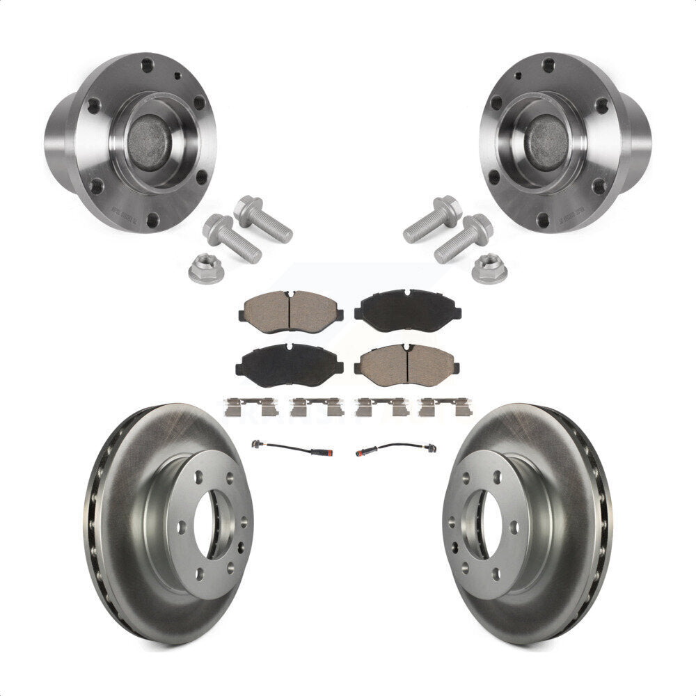 Transit Auto KBB-123660 Wheel Bearing and Hub Assembly for 2007-2018 Mercedes-Benz Sprinter 2500, Dodge Sprinter 2500 - Front product image