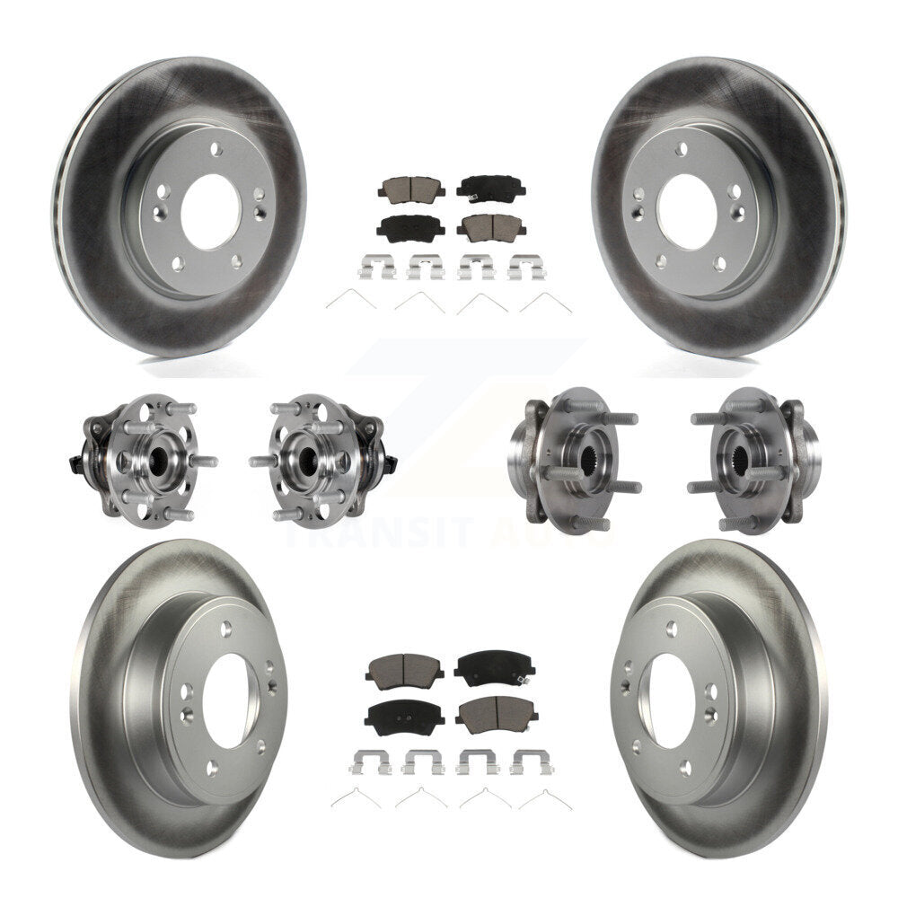 Transit Auto KBB-123684 Wheel Bearing and Hub Assembly for 2017-2020 Hyundai Elantra - Front and Rear product image