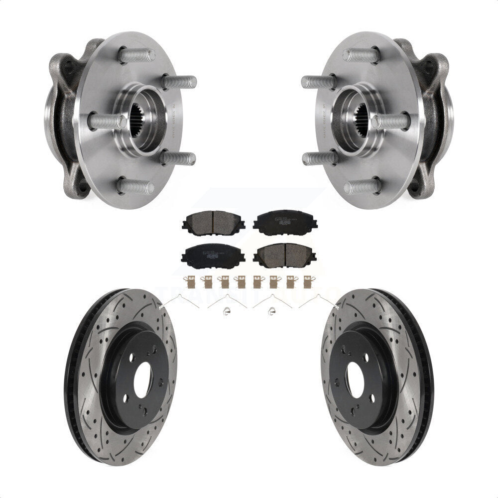 Transit Auto KBB-123713 Wheel Bearing and Hub Assembly for 2018-2024 Toyota Camry, Lexus ES250, Toyota Avalon - Front product image