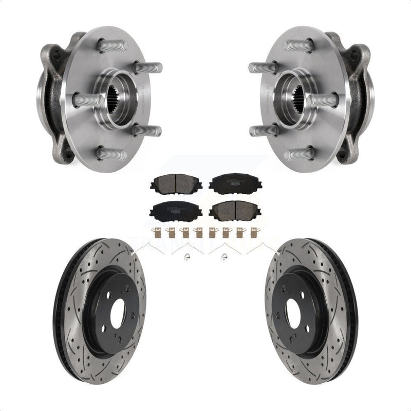 Transit Auto KBB-123713 Wheel Bearing and Hub Assembly for 2018-2024 Toyota Camry, Lexus ES250, Toyota Avalon - Front product image