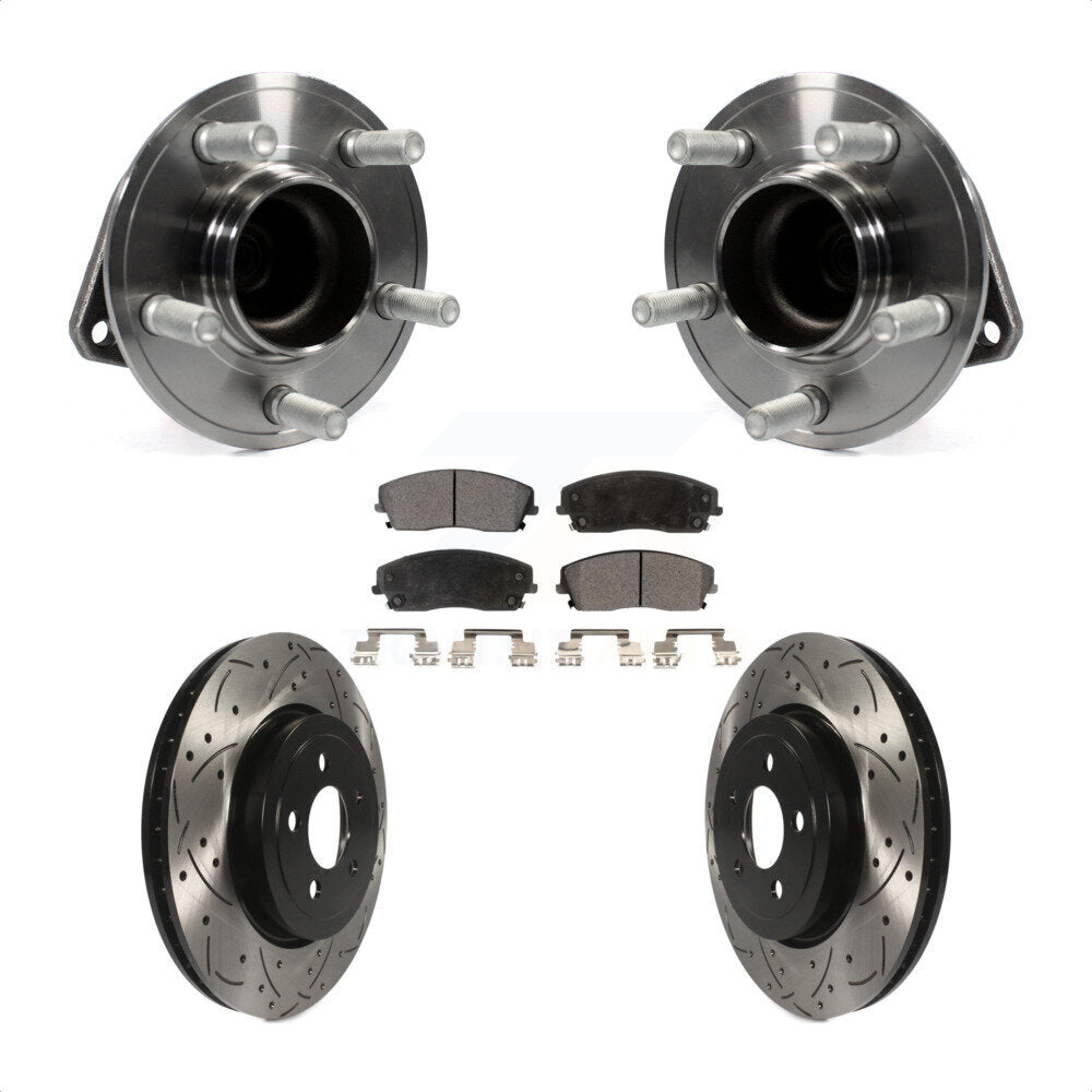 Transit Auto KBB-123715 Wheel Bearing and Hub Assembly for 2015-2018 Dodge Charger - Front product image
