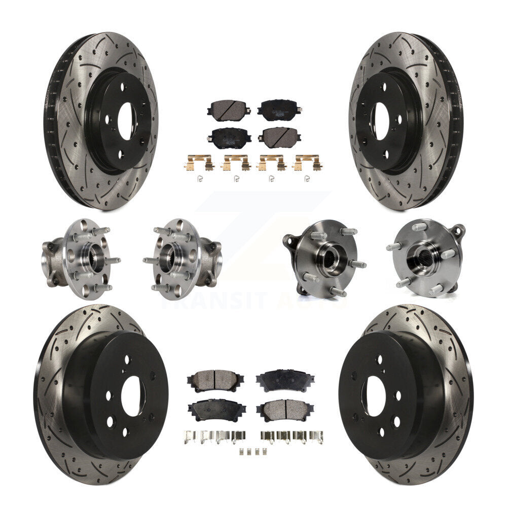 Transit Auto KBB-123724 Wheel Bearing and Hub Assembly for 2014-2015 Lexus IS250 - Front and Rear product image