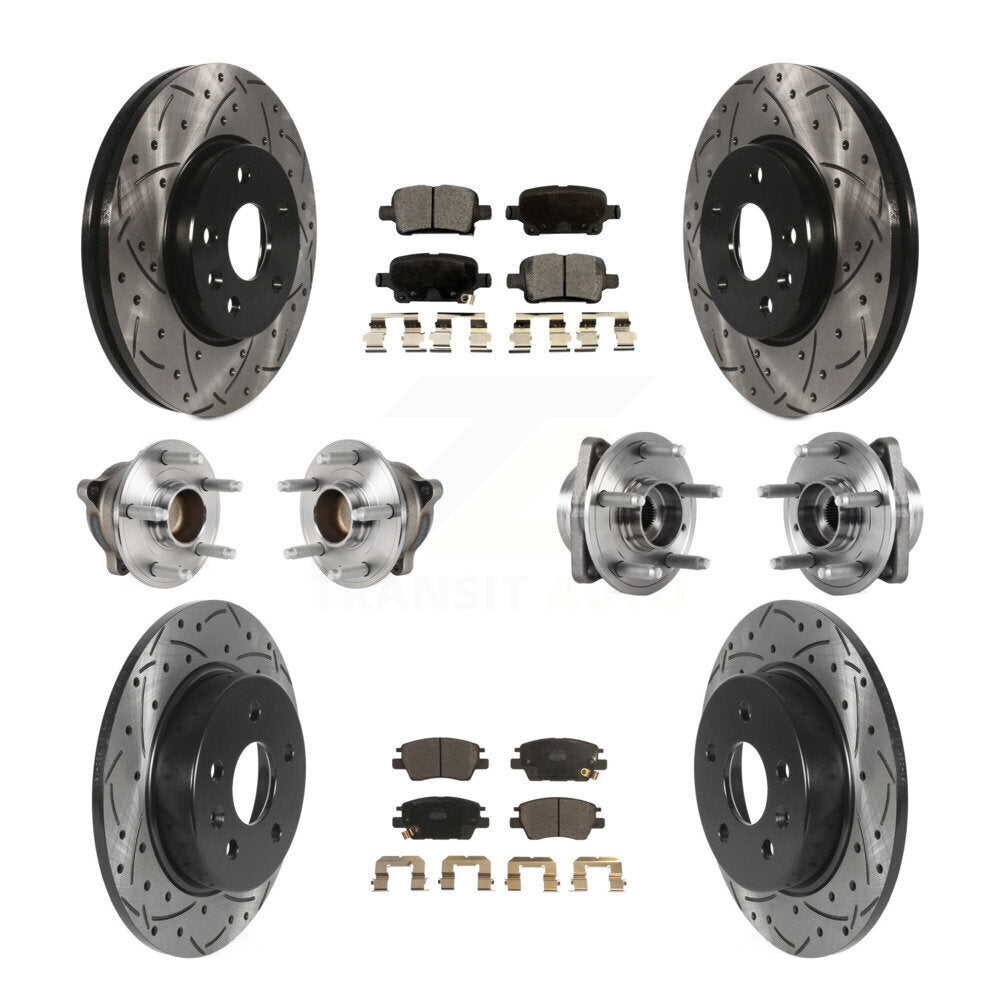 Transit Auto KBB-123729 Wheel Bearing and Hub Assembly for 2016-2019 Chevrolet Bolt EV, Chevrolet Cruze, Chevrolet Volt - Front and Rear product image