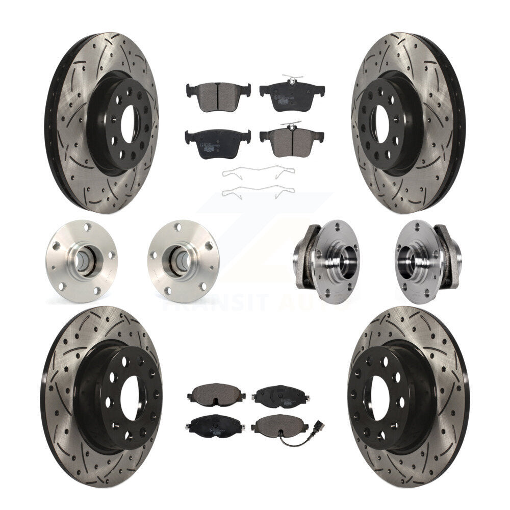Transit Auto KBB-123732 Wheel Bearing and Hub Assembly for 2015-2018 Audi A3 Sportback e-tron, Audi A3 - Front and Rear product image