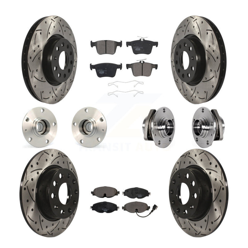 Transit Auto KBB-123732 Wheel Bearing and Hub Assembly for 2015-2018 Audi A3 Sportback e-tron, Audi A3 - Front and Rear product image