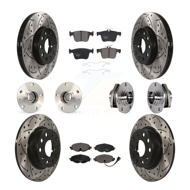 Transit Auto KBB-123733 Wheel Bearing and Hub Assembly for 2016 Audi A3 - Front and Rear product image