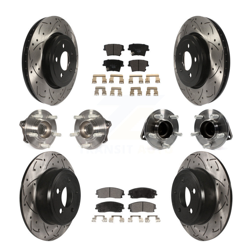 Transit Auto KBB-123740 Wheel Bearing and Hub Assembly for 2015-2018 Dodge Charger - Front and Rear product image