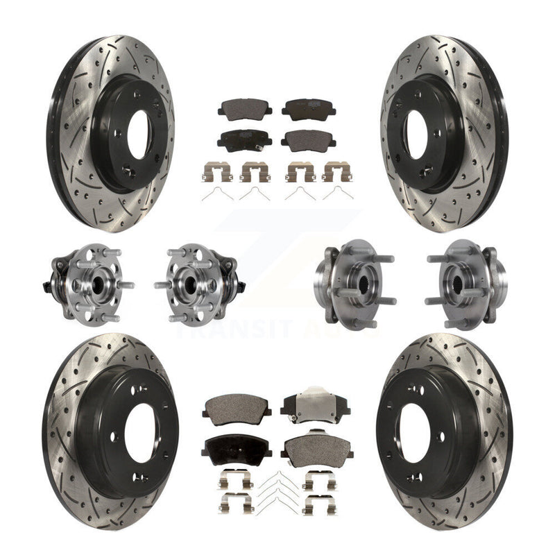Transit Auto KBB-123743 Wheel Bearing and Hub Assembly for 2017-2020 Hyundai Elantra - Front and Rear product image