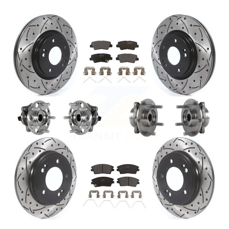 Transit Auto KBB-123744 Wheel Bearing and Hub Assembly for 2017-2020 Hyundai Elantra - Front and Rear product image