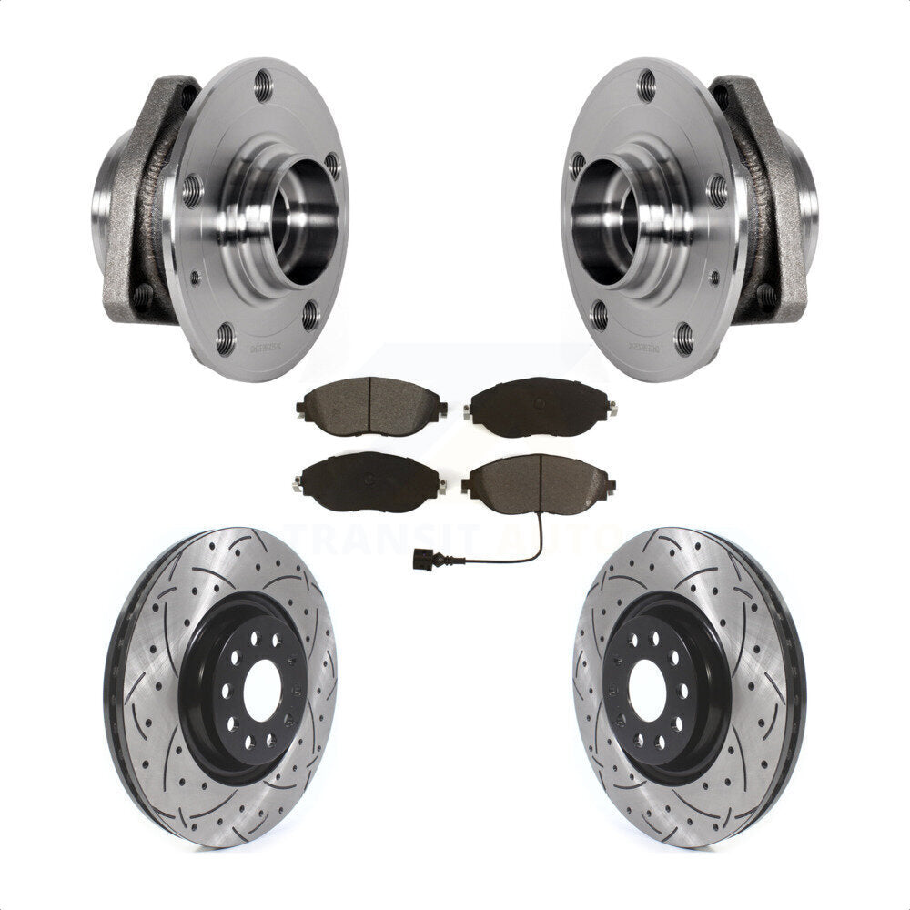 Transit Auto KBB-123753 Wheel Bearing and Hub Assembly for 2015-2020 Audi S3 - Front product image