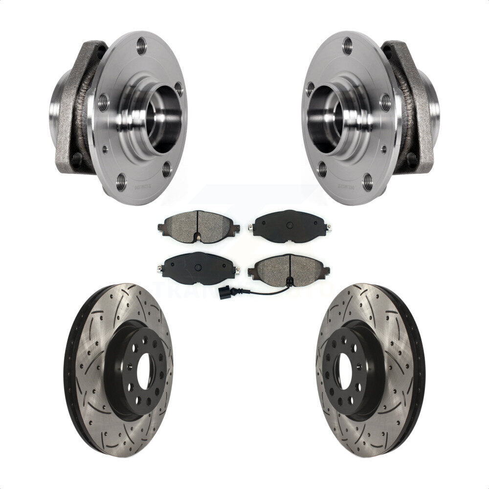 Transit Auto KBB-123757 Wheel Bearing and Hub Assembly for 2015-2018 Audi A3 Sportback e-tron, Audi A3 - Front product image