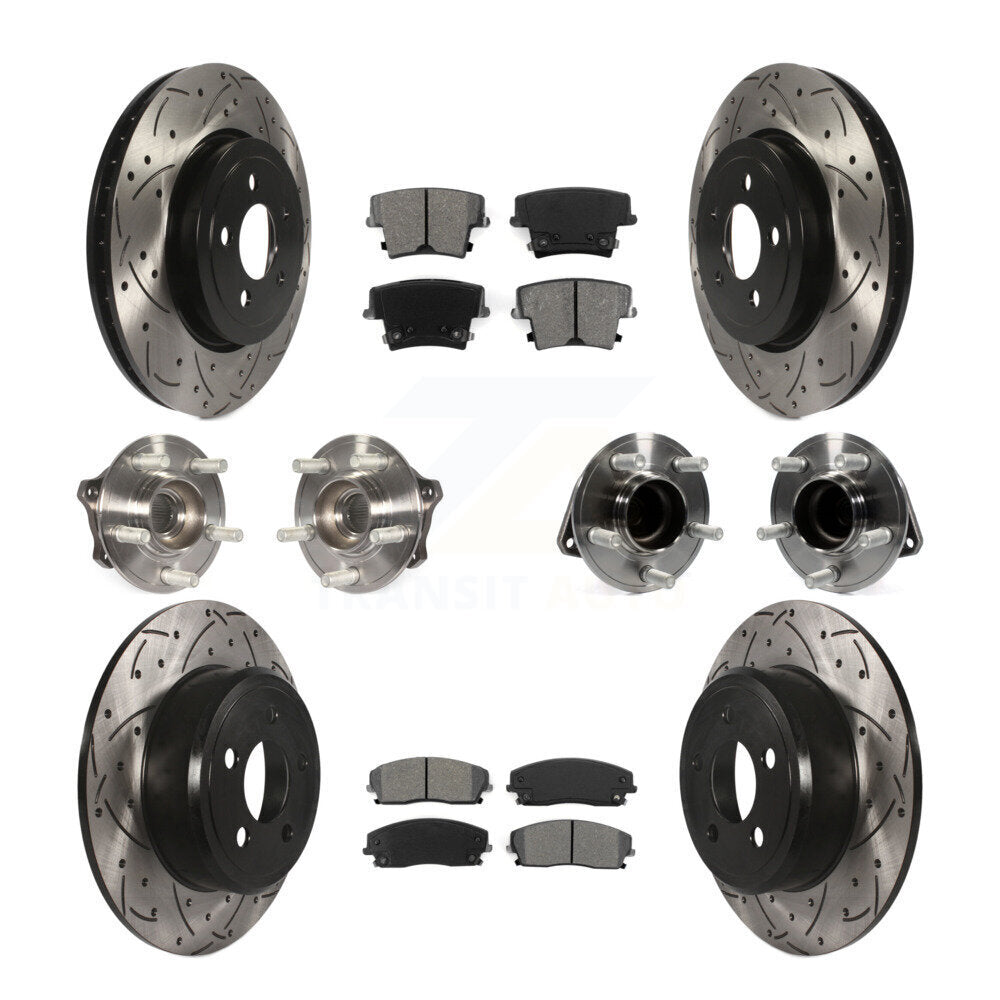 Transit Auto KBB-123760 Wheel Bearing and Hub Assembly for 2015-2018 Dodge Charger - Front and Rear product image