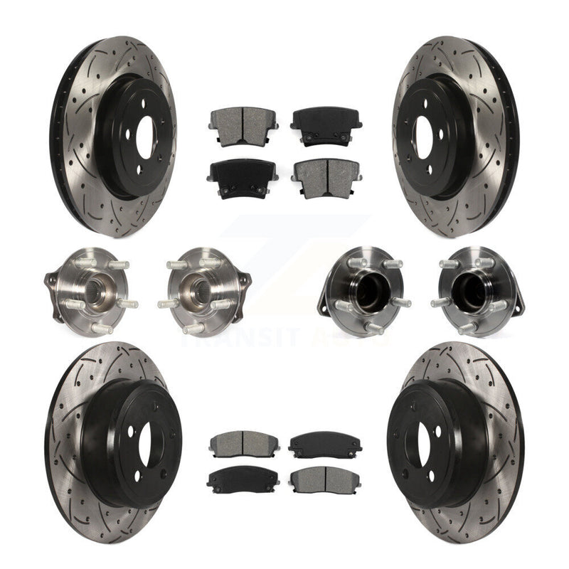Transit Auto KBB-123760 Wheel Bearing and Hub Assembly for 2015-2018 Dodge Charger - Front and Rear product image