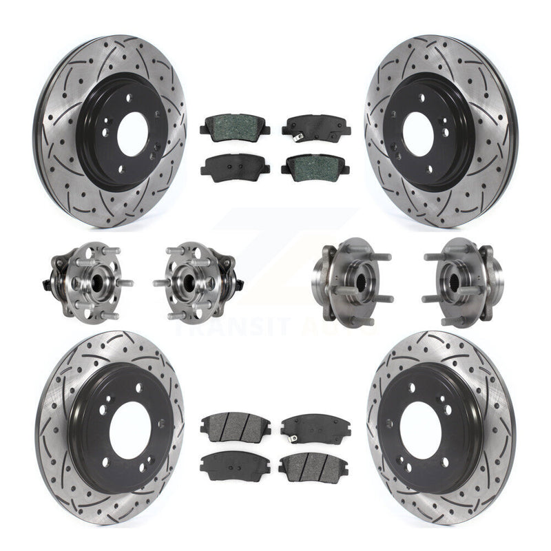 Transit Auto KBB-123762 Wheel Bearing and Hub Assembly for 2017-2020 Hyundai Elantra - Front and Rear product image