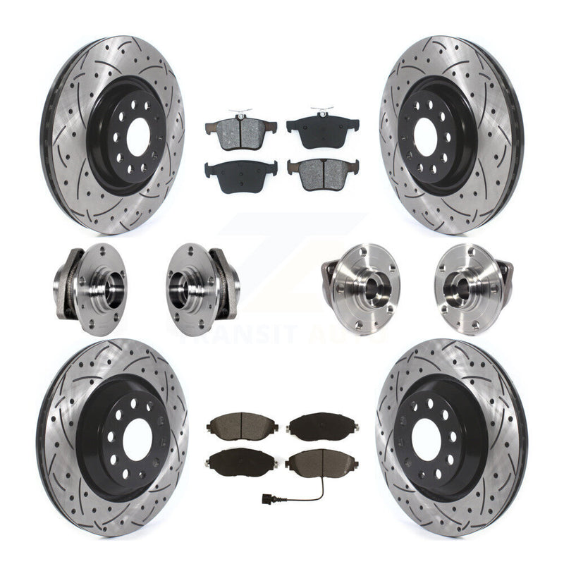 Transit Auto KBB-123765 Wheel Bearing and Hub Assembly for 2015-2020 Audi S3, Volkswagen Golf R - Front and Rear product image