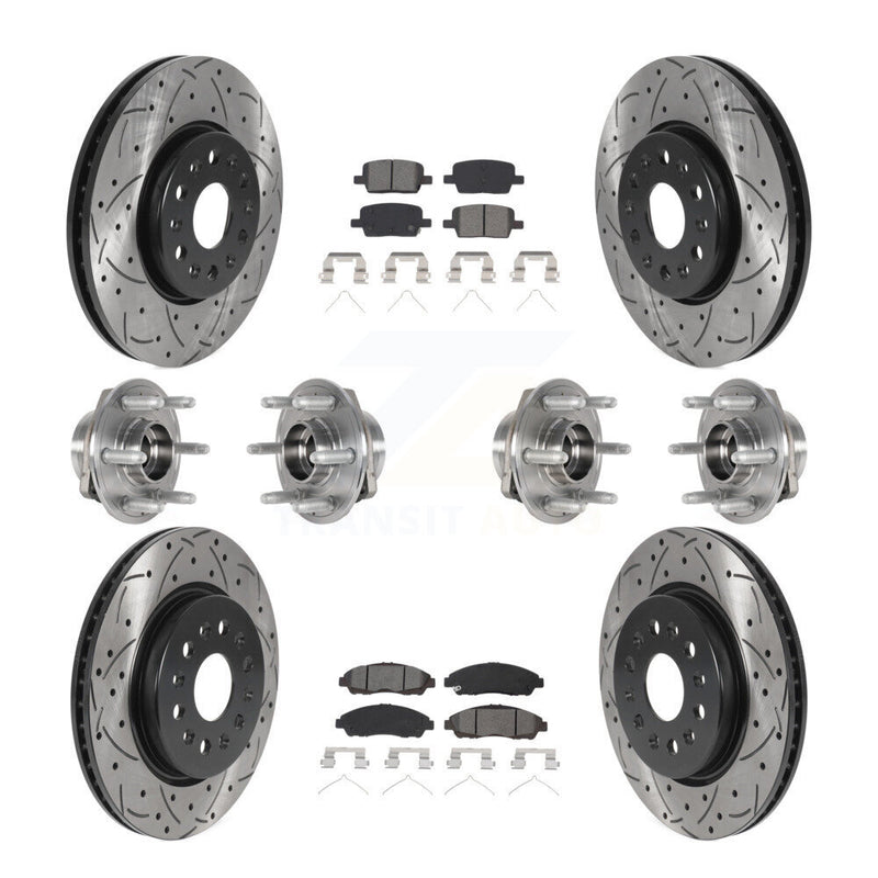 Transit Auto KBB-123770 Wheel Bearing and Hub Assembly for 2017-2020 Chevrolet Traverse, Chevrolet Blazer, Buick Enclave & more - Front and Rear product image