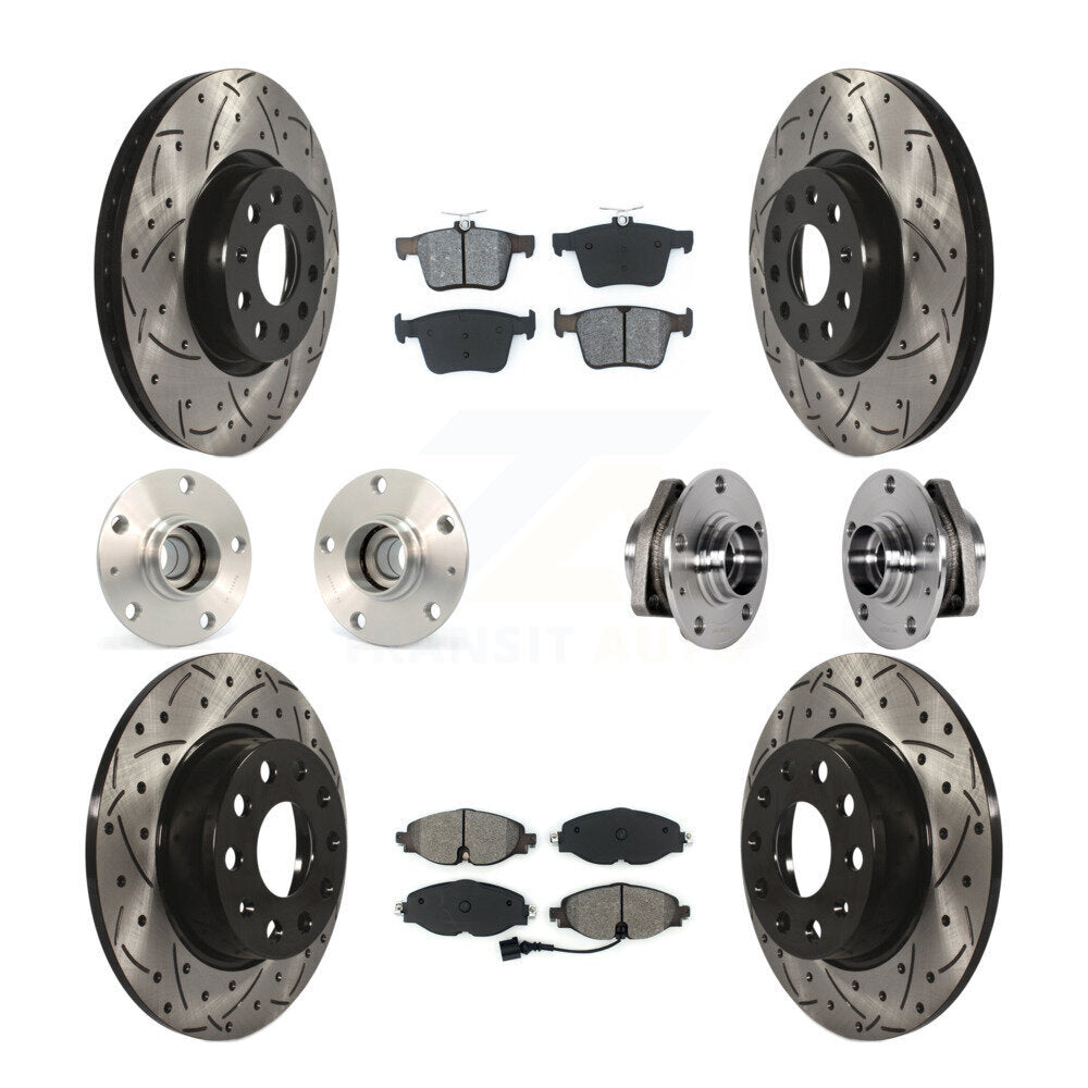 Transit Auto KBB-123773 Wheel Bearing and Hub Assembly for 2015-2018 Audi A3 Sportback e-tron, Audi A3 - Front and Rear product image