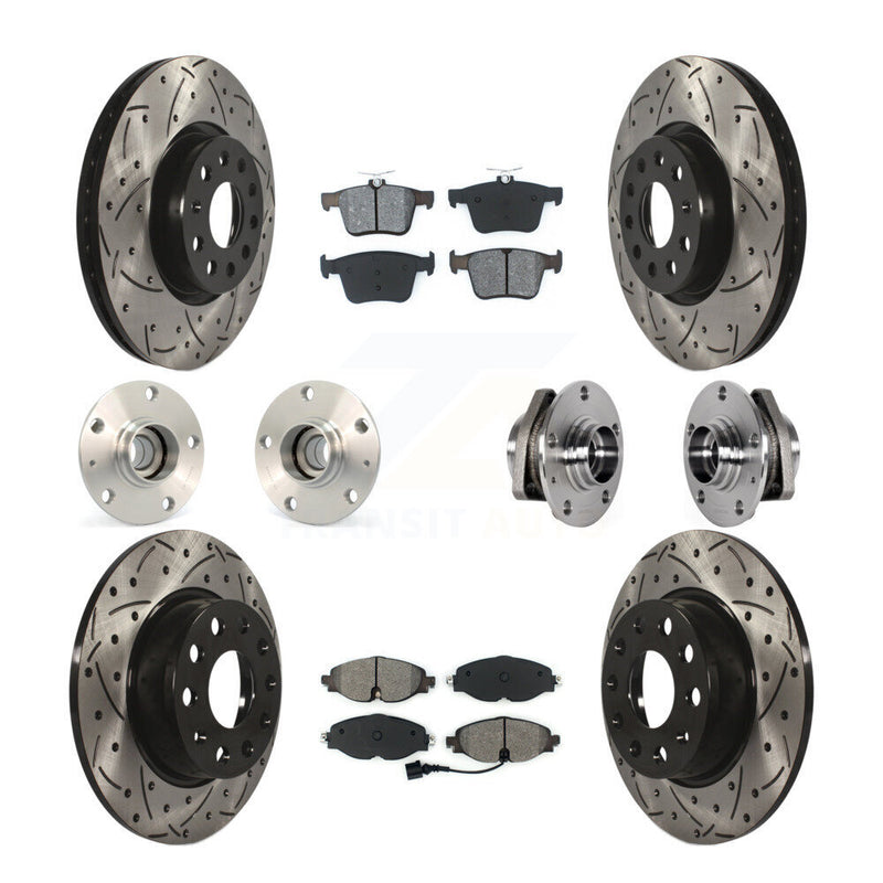 Transit Auto KBB-123773 Wheel Bearing and Hub Assembly for 2015-2018 Audi A3 Sportback e-tron, Audi A3 - Front and Rear product image