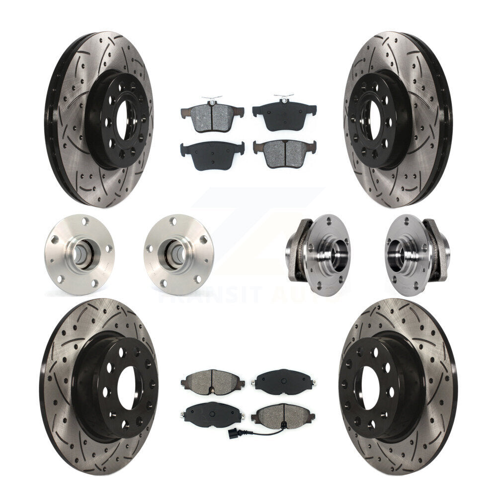 Transit Auto KBB-123776 Wheel Bearing and Hub Assembly for 2016 Audi A3 - Front and Rear product image