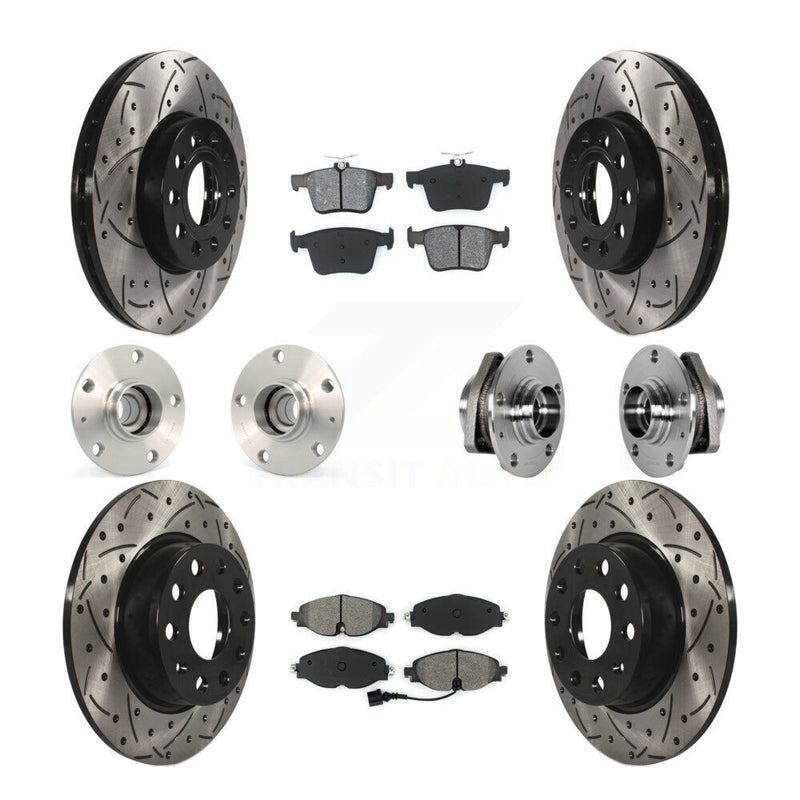 Transit Auto KBB-123776 Wheel Bearing and Hub Assembly for 2016 Audi A3 - Front and Rear product image
