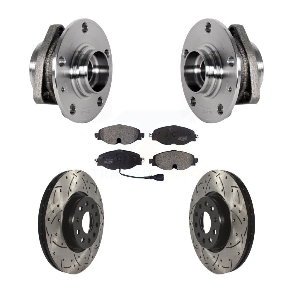 Transit Auto KBB-123788 Wheel Bearing and Hub Assembly for 2015-2018 Audi A3 Sportback e-tron, Audi A3 - Front product image