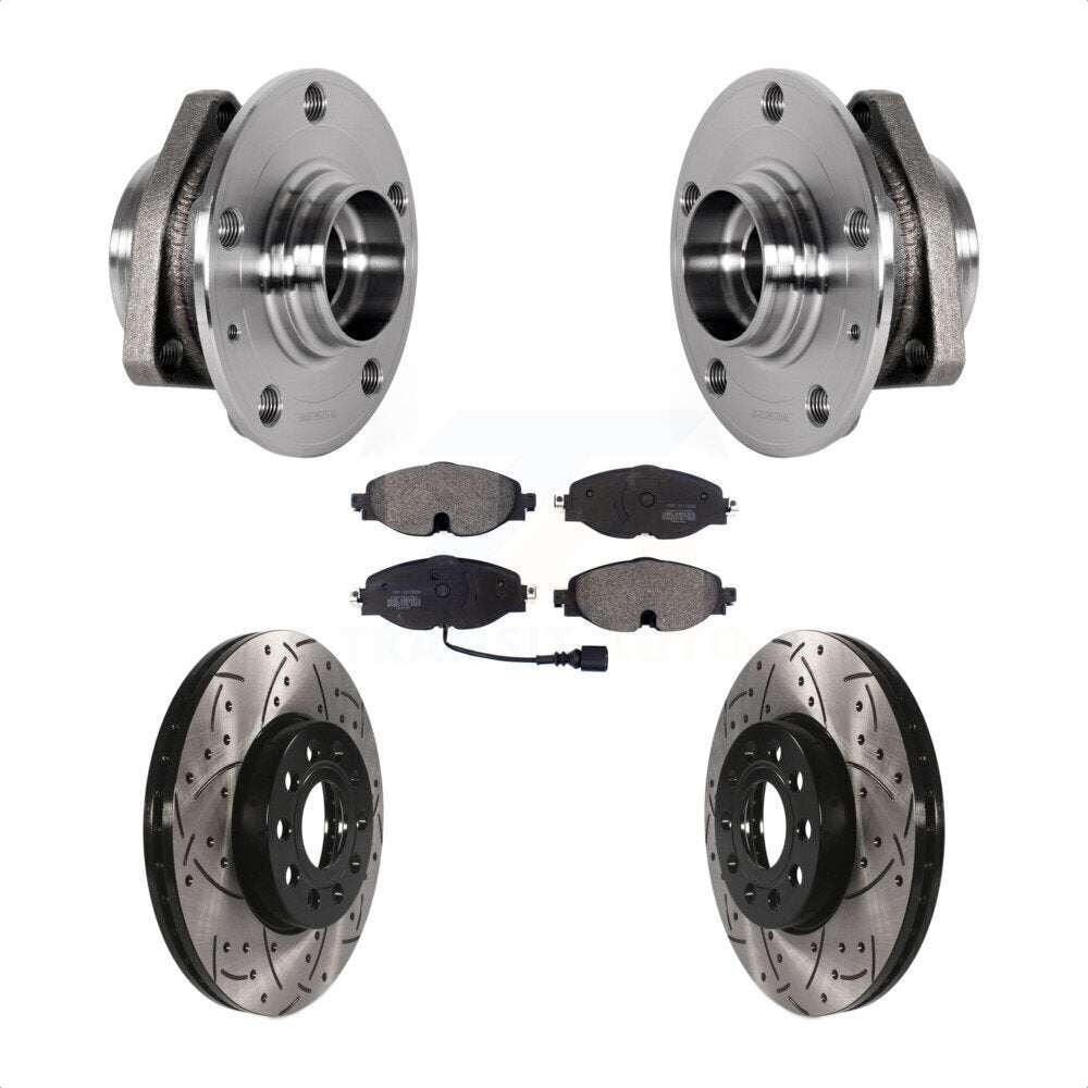 Transit Auto KBB-123789 Wheel Bearing and Hub Assembly for 2016 Audi A3 - Front product image