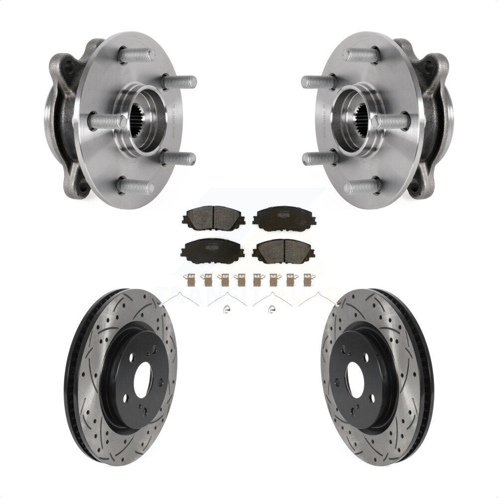 Transit Auto KBB-123790 Wheel Bearing and Hub Assembly for 2018-2024 Toyota Camry, Lexus ES250, Toyota Avalon - Front product image