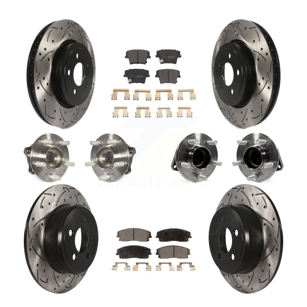 Transit Auto KBB-123802 Wheel Bearing and Hub Assembly for 2015-2018 Dodge Charger - Front and Rear product image