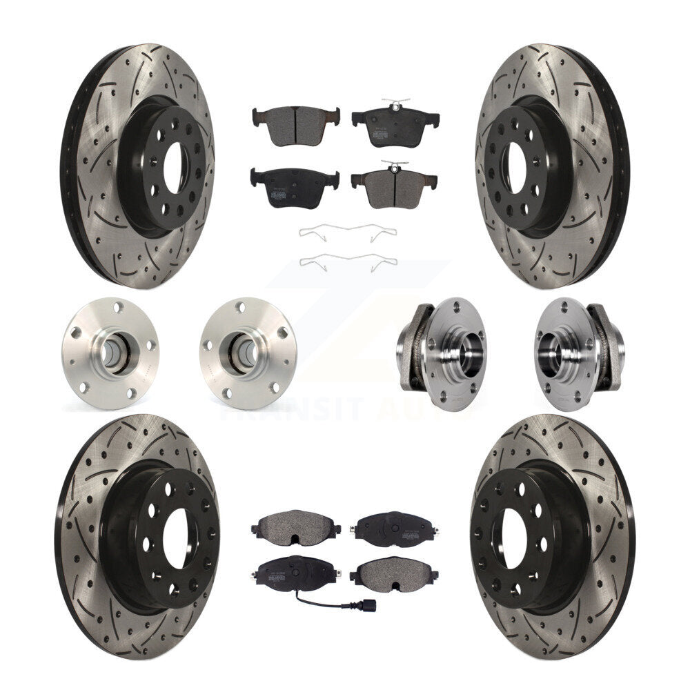 Transit Auto KBB-123812 Wheel Bearing and Hub Assembly for 2015-2018 Audi A3 Sportback e-tron, Audi A3 - Front and Rear product image