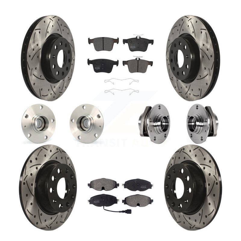 Transit Auto KBB-123812 Wheel Bearing and Hub Assembly for 2015-2018 Audi A3 Sportback e-tron, Audi A3 - Front and Rear product image