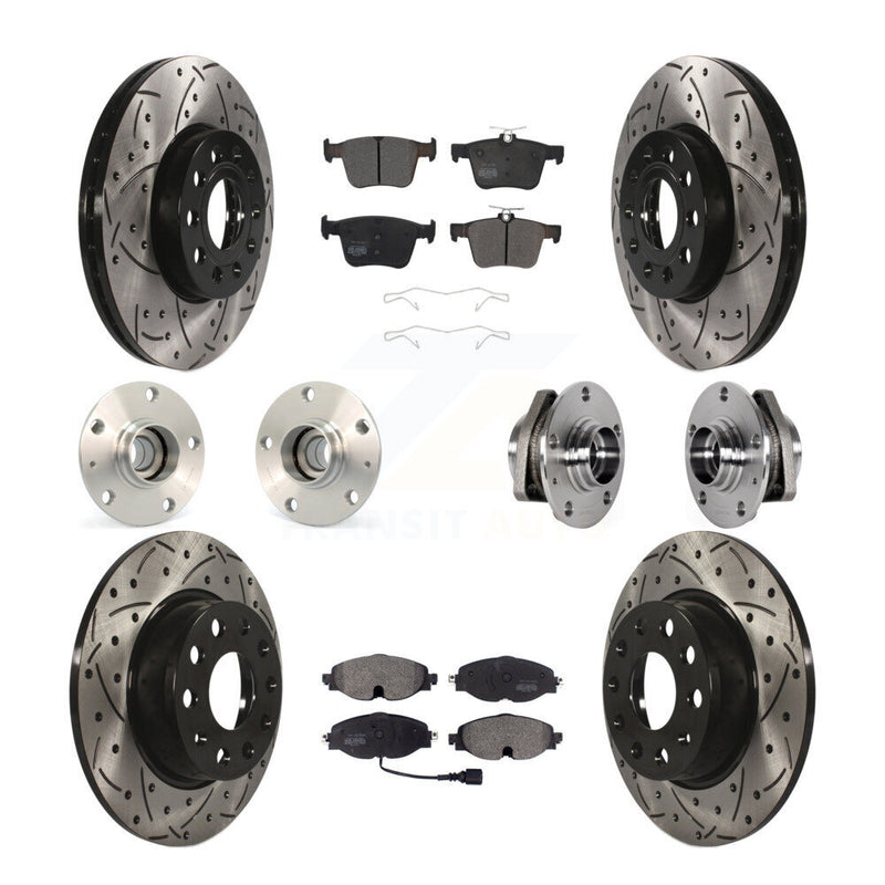 Transit Auto KBB-123813 Wheel Bearing and Hub Assembly for 2016 Audi A3 - Front and Rear product image