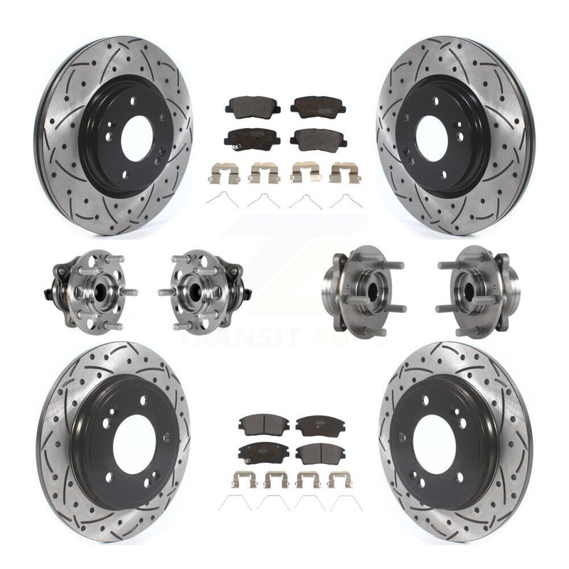 Transit Auto KBB-123814 Wheel Bearing and Hub Assembly for 2017-2020 Hyundai Elantra - Front and Rear product image